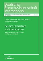 Télécharger le livre :  Deutsch uebersetzen und dolmetschen
