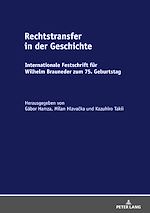 Télécharger le livre :  Rechtstransfer in der Geschichte