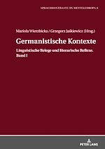 Télécharger le livre :  Germanistische Kontexte