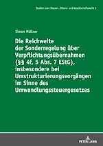 Télécharger le livre :  Die Reichweite der Sonderregelung ueber Verpflichtungsuebernahmen (§§ 4f, 5 Abs. 7 EStG), insbesondere bei Umstrukturierungsvorgaengen im Sinne des Umwandlungssteuergesetzes