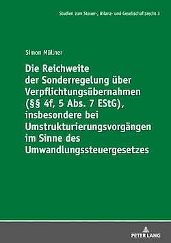 Télécharger le livre :  Die Reichweite der Sonderregelung ueber Verpflichtungsuebernahmen (§§ 4f, 5 Abs. 7 EStG), insbesondere bei Umstrukturierungsvorgaengen im Sinne des Umwandlungssteuergesetzes