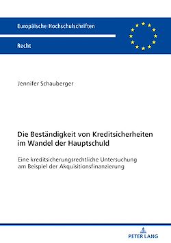 Télécharger le livre :  Die Bestaendigkeit von Kreditsicherheiten im Wandel der Hauptschuld