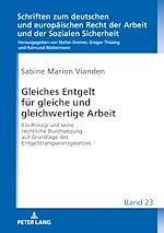 Télécharger le livre :  Gleiches Entgelt fuer gleiche und gleichwertige Arbeit