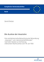 Télécharger le livre :  Die Auslese der Asozialen