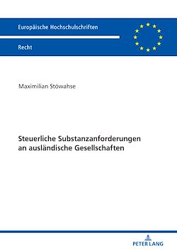 Télécharger le livre :  Steuerliche Substanzanforderungen an auslaendische Gesellschaften
