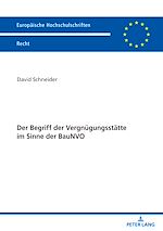 Télécharger le livre :  Der Begriff der Vergnuegungsstaette im Sinne der BauNVO