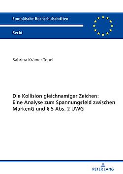 Télécharger le livre :  Die Kollision gleichnamiger Zeichen: Eine Analyse zum Spannungsfeld zwischen MarkenG und § 5 Abs. 2 UWG