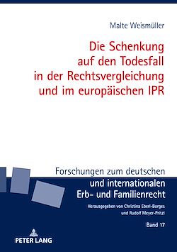 Télécharger le livre :  Die Schenkung auf den Todesfall in der Rechtsvergleichung und im europaeischen IPR