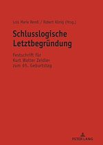 Télécharger le livre :  Schlusslogische Letztbegruendung