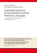 Télécharger le livre :  Internationalization of Universities and the National Language