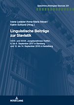 Télécharger le livre :  Linguistische Beitraege zur Slavistik