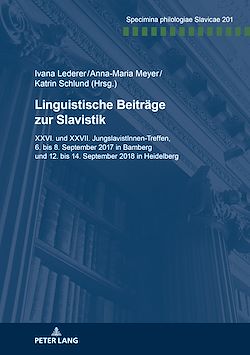 Télécharger le livre :  Linguistische Beitraege zur Slavistik