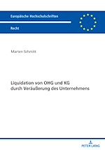 Télécharger le livre :  Liquidation von OHG und KG durch Veraeußerung des Unternehmens