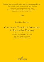 Télécharger le livre :  Contractual Transfer of Ownership in Immovable Property