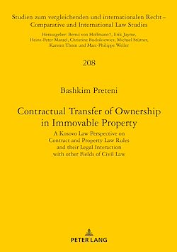 Télécharger le livre :  Contractual Transfer of Ownership in Immovable Property