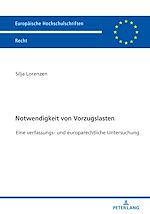 Télécharger le livre :  Notwendigkeit von Vorzugslasten