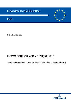 Télécharger le livre :  Notwendigkeit von Vorzugslasten