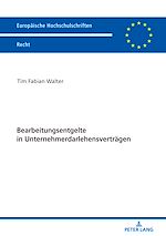 Télécharger le livre :  Bearbeitungsentgelte in Unternehmerdarlehensvertraegen