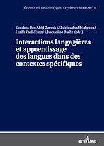 Télécharger le livre :  Interactions langagières et apprentissage des langues dans des contextes spécifiques