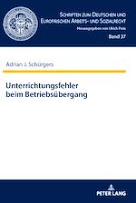 Télécharger le livre :  Unterrichtungsfehler beim Betriebsuebergang