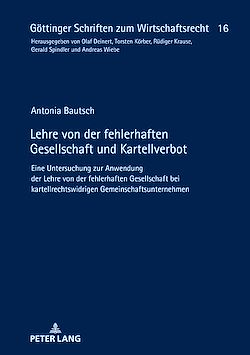 Télécharger le livre :  Lehre von der fehlerhaften Gesellschaft und Kartellverbot