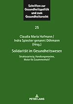 Télécharger le livre :  Solidaritaet im Gesundheitswesen