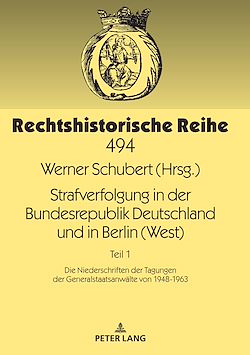 Télécharger le livre :  Strafverfolgung in der Bundesrepublik Deutschland und in Berlin (West)