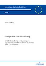 Télécharger le livre :  Die Spenderkonditionierung