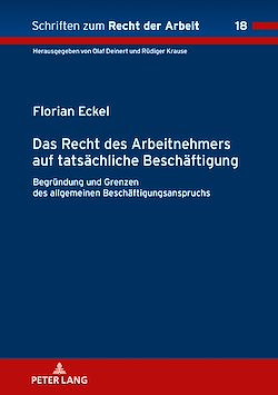 Télécharger le livre :  Das Recht des Arbeitnehmers auf tatsaechliche Beschaeftigung