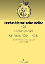 Télécharger le livre :  Karl Peters (1904 – 1998)