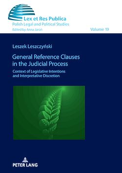 Télécharger le livre :  General Reference Clauses in the Judicial Process