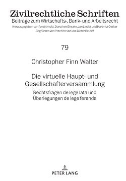Télécharger le livre :  Die virtuelle Haupt- und Gesellschafterversammlung