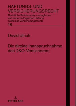 Télécharger le livre :  Die direkte Inanspruchnahme des D&O-Versicherers