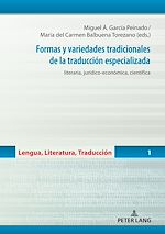 Télécharger le livre :  Formas y variedades tradicionales de la traducción especializada