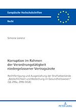 Télécharger le livre :  Korruption im Rahmen der Verordnungstaetigkeit niedergelassener Vertragsaerzte