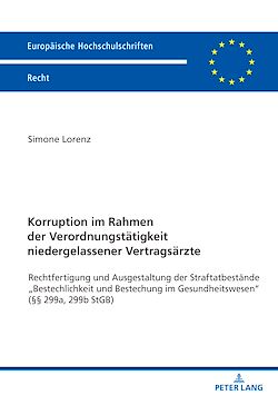 Télécharger le livre :  Korruption im Rahmen der Verordnungstaetigkeit niedergelassener Vertragsaerzte