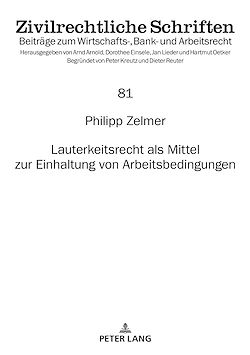 Télécharger le livre :  Lauterkeitsrecht als Mittel zur Einhaltung von Arbeitsbedingungen