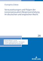 Télécharger le livre :  Voraussetzungen und Folgen der (vorprozessualen) Beweisvereitelung im deutschen und englischen Recht