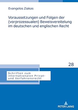 Télécharger le livre :  Voraussetzungen und Folgen der (vorprozessualen) Beweisvereitelung im deutschen und englischen Recht