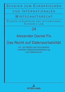 Télécharger le livre :  Das Recht auf Datenportabilitaet