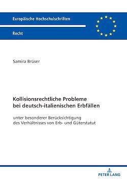 Télécharger le livre :  Kollisionsrechtliche Probleme bei deutsch-italienischen Erbfaellen