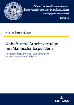 Télécharger le livre :  Unbefristete Arbeitsvertraege mit Mannschaftssportlern