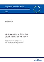 Télécharger le livre :  Die Informationspflicht des § 630c Absatz 2 Satz 2 BGB