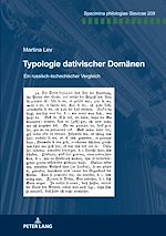 Télécharger le livre :  Typologie dativischer Domaenen