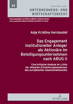 Télécharger le livre :  Das Engagement institutioneller Anleger als Aktionaere im Beteiligungsunternehmen nach ARUG II