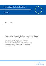 Télécharger le livre :  Das Recht der digitalen Kapitalanlage
