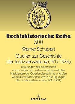 Télécharger le livre :  Quellen zur Geschichte der Justizverwaltung (1917-1934)