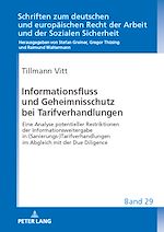 Télécharger le livre :  Informationsfluss und Geheimnisschutz bei Tarifverhandlungen