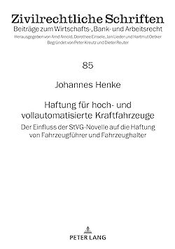 Télécharger le livre :  Haftung fuer hoch- und vollautomatisierte Kraftfahrzeuge