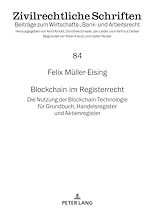 Télécharger le livre :  Blockchain im Registerrecht